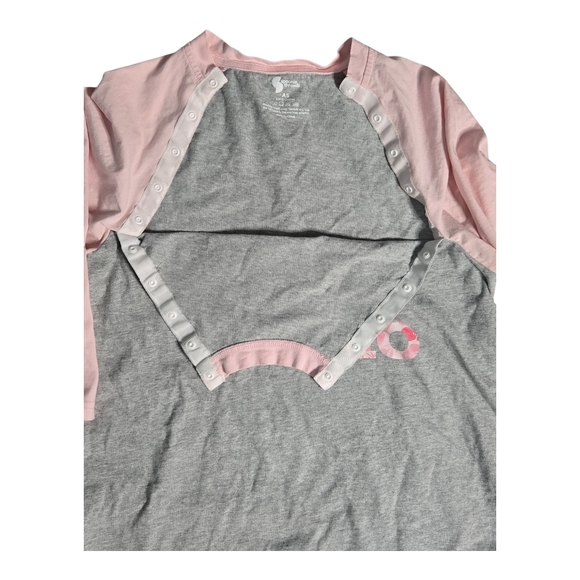 Pink and Gray 'Last Day of Chemo' Raglan Shirt - Picture 3 of 3
